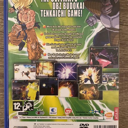 Dragon Ball Z: Budokai Tenkaichi 3 (Playstation 2), PS2,