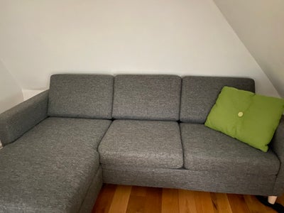 Chaiselong, stof, 3 pers. , Grå sofa, Ny pris 4.649kr
Befinder sig i Silkeborg
Oslo sofa med chaisel