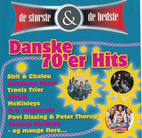Various / Diverse: CD : Danske 70'er Hits , pop – dba.dk Køb og Salg af Nyt og Brugt