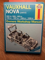 Reperation håndbog, Vauxhall Nova 1983 - 1993