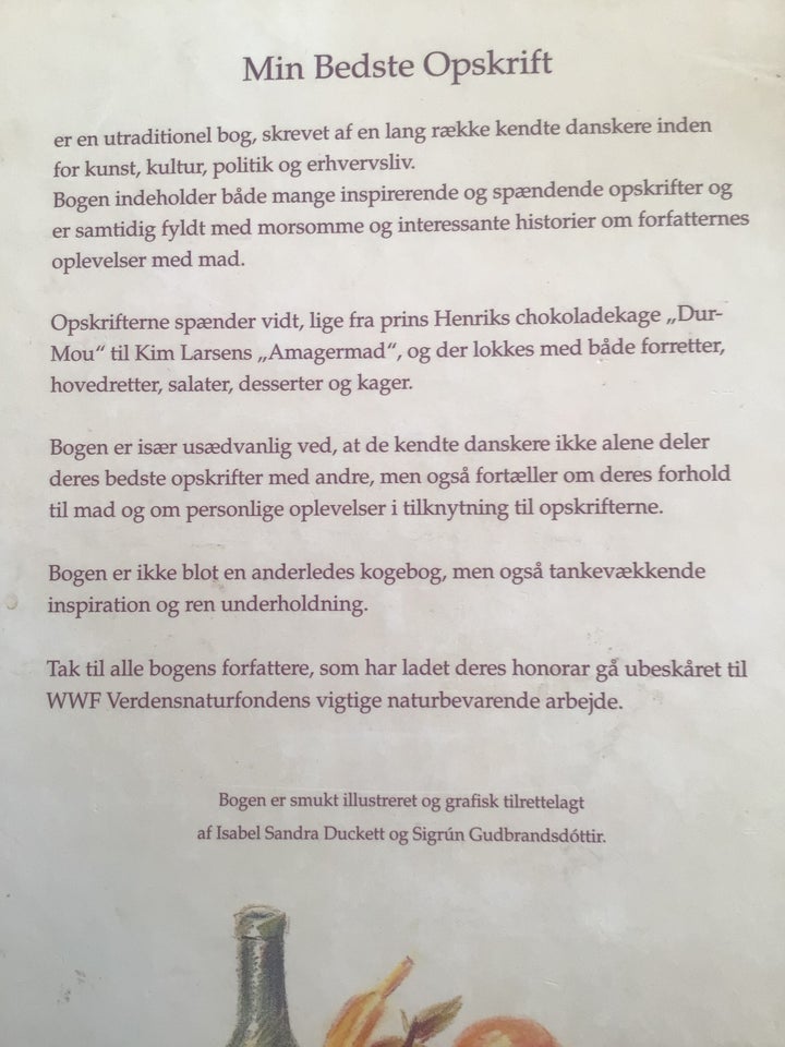 Min Bedste Opskrift - Historier og madopskrifter , Isabel