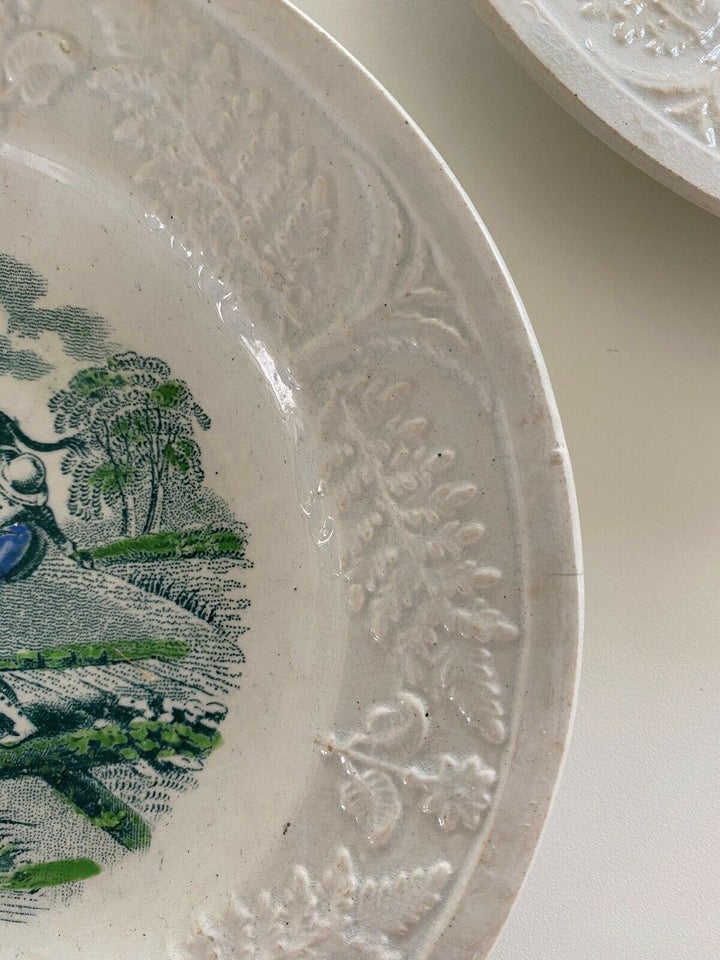 Antik tallerkener /platte, Porcelæn