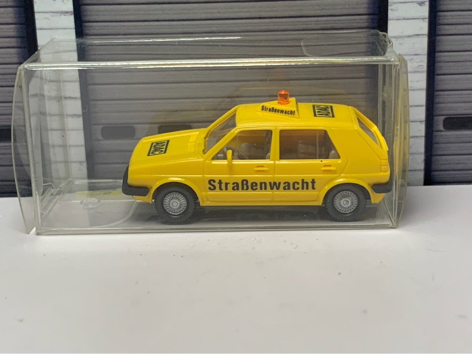 Modelbil, LR-BILER 1:87, VW Golf i æske