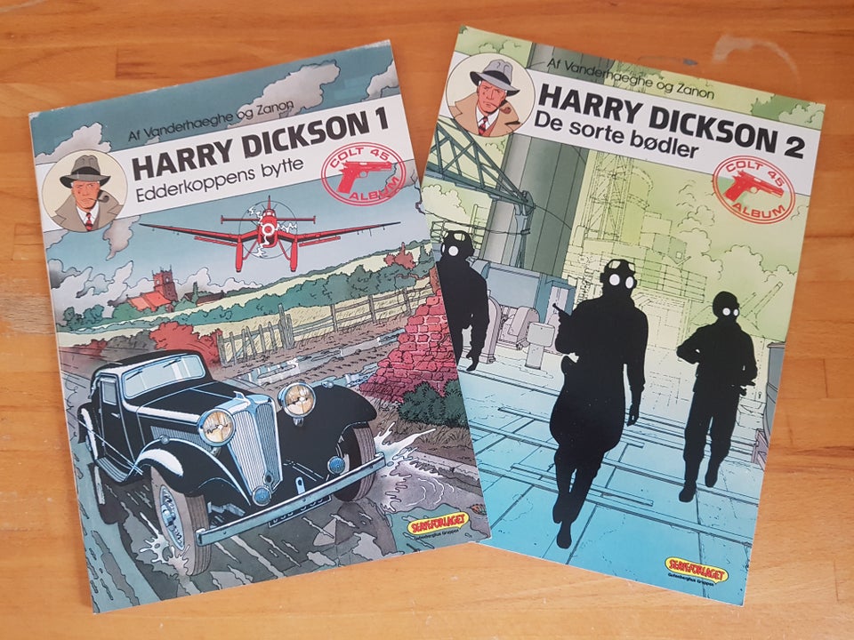 Harry Dickson 1 og 2, Vanderhaeghe og Zanon, Tegneserie