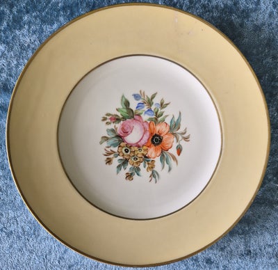 Porcelæn, Tallerken 27 cm., B & G, Flotte tallerkener uden skår ( kender ikke navnet , ligner Saxisk