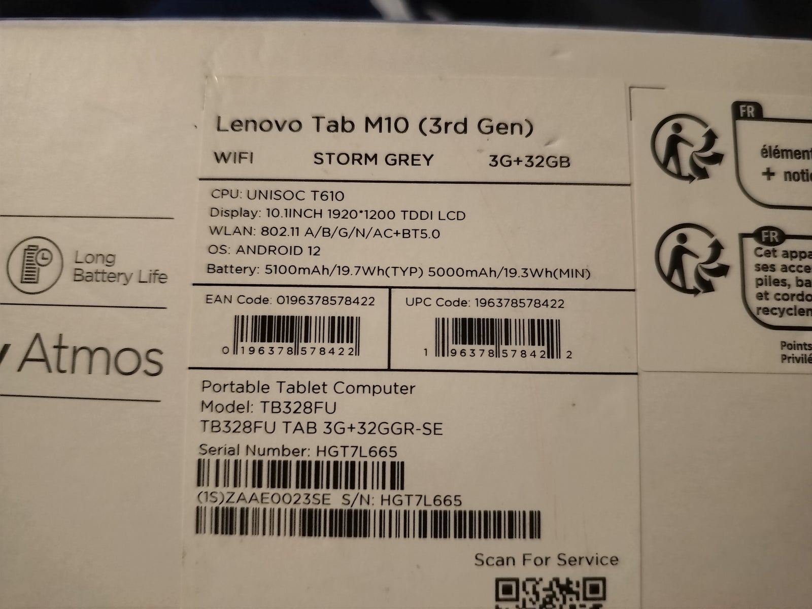 Lenovo, M10, 10,1 tommer