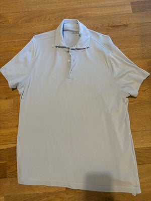 Polo t-shirt, Stenströms, str. XL,  Lyseblå,  100% bomuld,  Ubrugt, Vasket én gang. Aldrig brugt