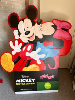 Samlefigurer, Disney pap figur, Mickey & Minnie Mouse papfigur 

Måler 155cm i højden og 130cm i bre