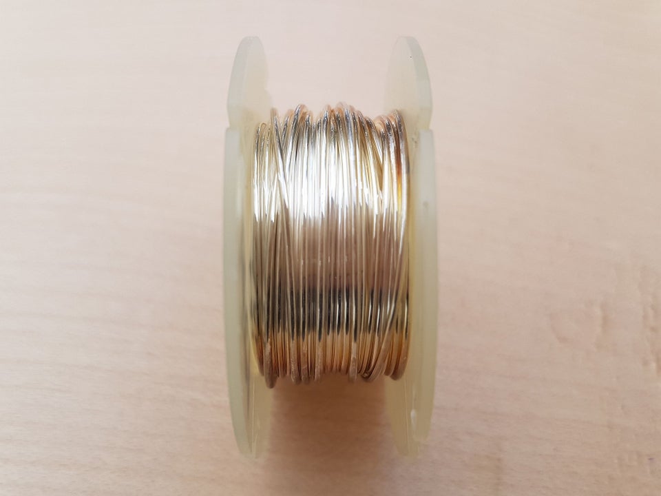 Andet smykke, sølv, Sterling Sølv wire tråd 1,2 mm tyk