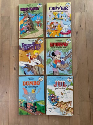 12 forskellige Disney-bøger, Walt Disney, 12 Disney-bøger fra Anders Ands bogklub - nogle tilbage fr