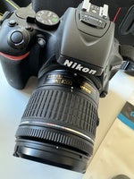 Nikon D5500, 24.2 megapixels, 3.1 x optisk zoom