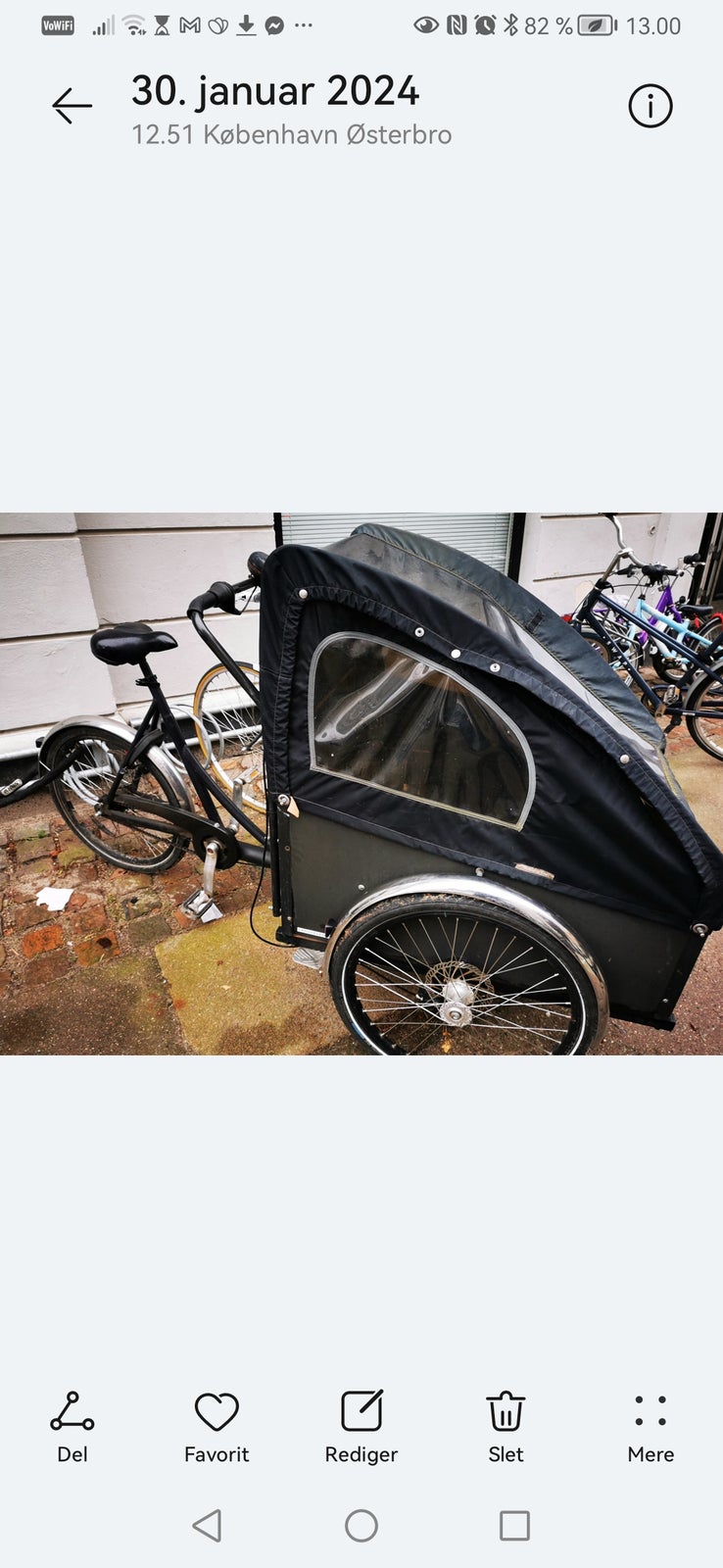 Ladcykel, Christiania Light Shimano Nexus 7, 7 gear