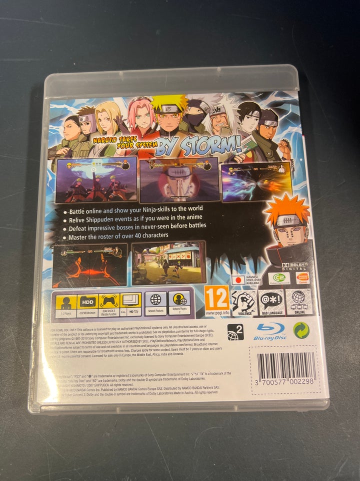 Nauruto shippuden ultimate ninja storm 2, PS3, action