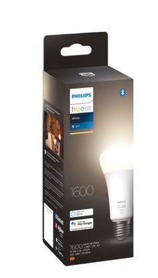 Pære, Philips Hue,  2stk.Philips Hue hvid 1600 luma. 100 W
Brugt cirka 10 timer to styk 300 kr. 