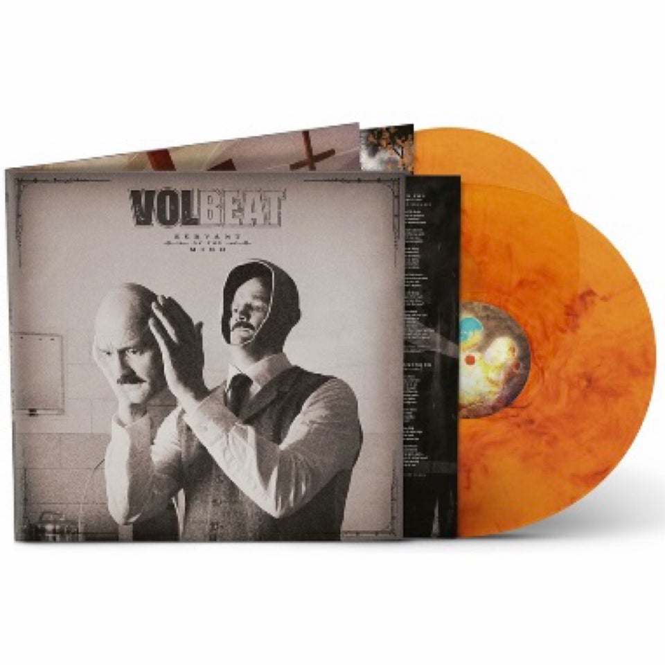LP, Volbeat, ( ORANGE / LILLA splatter ) Servant Of The Mind