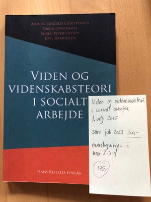 Viden Og Videnskabsteori I Socialt - Dba.dk - Køb Og Salg Af Nyt Og Brugt