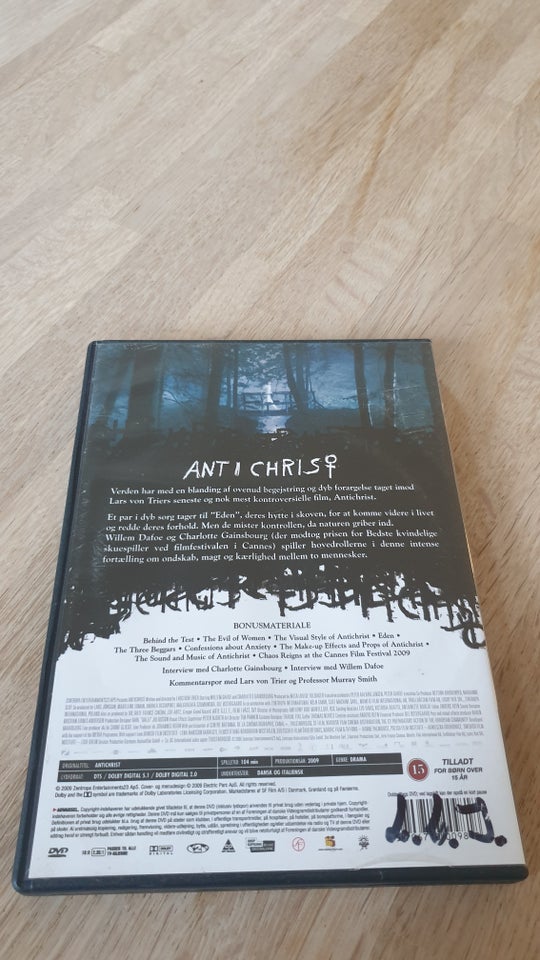 ANTICHRIST, instruktør Lars von Trier, DVD