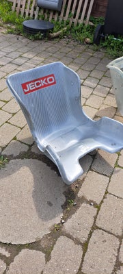 Andet, Jecko Gokart sæde, Størrelse E1. Velfungerende med lidt småskrammer. Dog en flig som er brækk