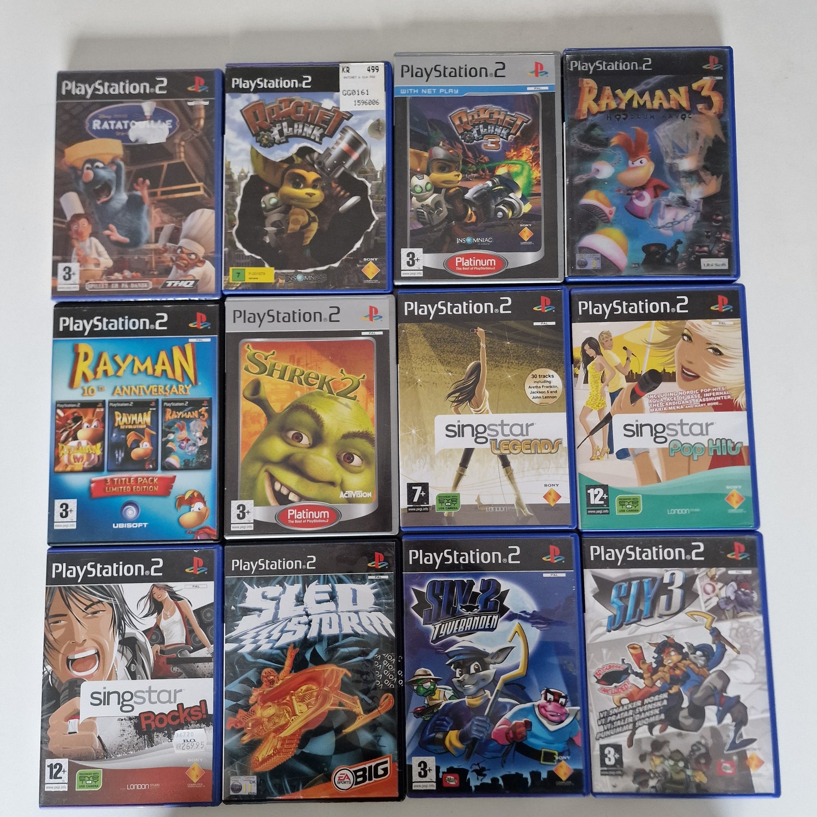 PS2 Blandet Lot , PS2, anden genre