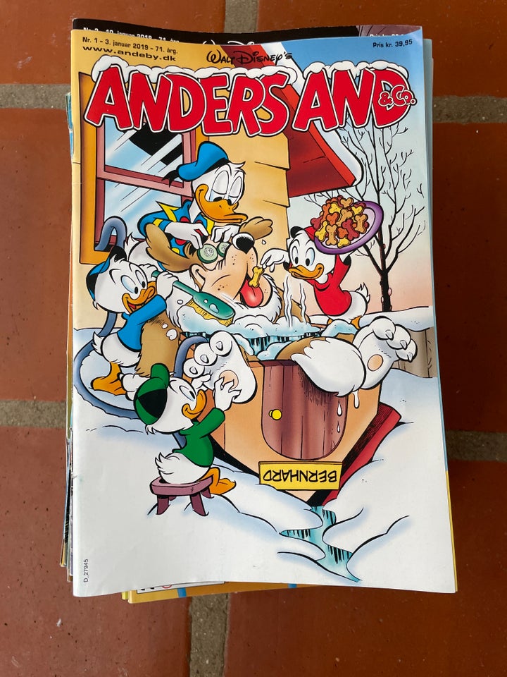 Anders and, Walt Disney, Tegneserie