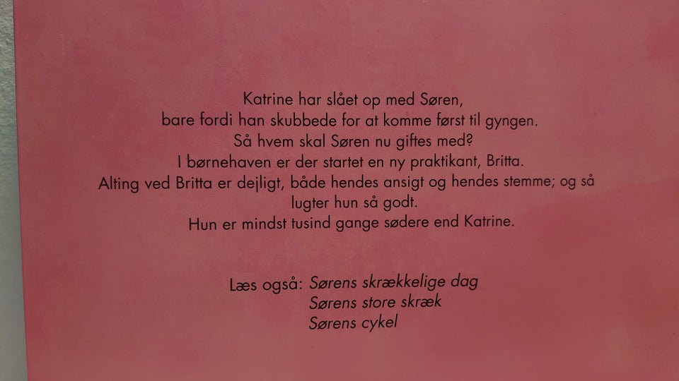 Søren og Kærligheden, Jutta Bauer