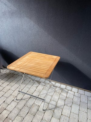 Cafebord, FDB Møbler, Teaktræ, Cafebord/ terrassebord/ havebord i teaktræ. Fra FDB Møbler serien “Sa