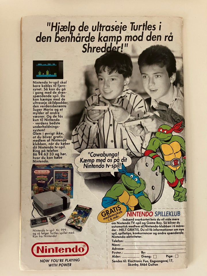 Turtles tegneserie 1991-10, Tegneserie