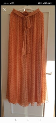 Sommerkjole, By Malene Birger, str. M,  silke,  Ubrugt, Maxi kjole i silke, uden ærmer, med elastik 