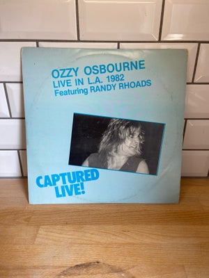 LP, Ozzy Osbourne, Live In LA 1982 Featuring Randy Rhoads, VG+
OBS Cover = VG