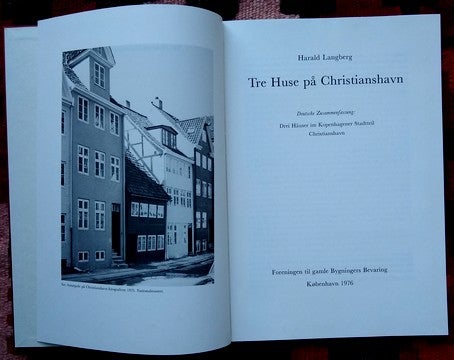 Tre huse på Christianshavn, Harald Langberg, emne:
