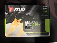 GeForce GTX 1050ti MSI NVIDIA, 4GB GB RAM, Perfekt