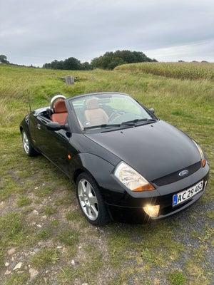 Ford Ka, 1,6 StreetKa, Benzin, 2003, km 106800, sort, 2-dørs, 15" alufælge, Ford street ka cabriolet