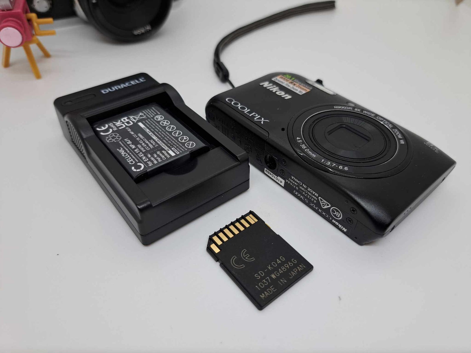 Nikon Coolpix S3600, 20,1 megapixels, 8 x optisk zoom
