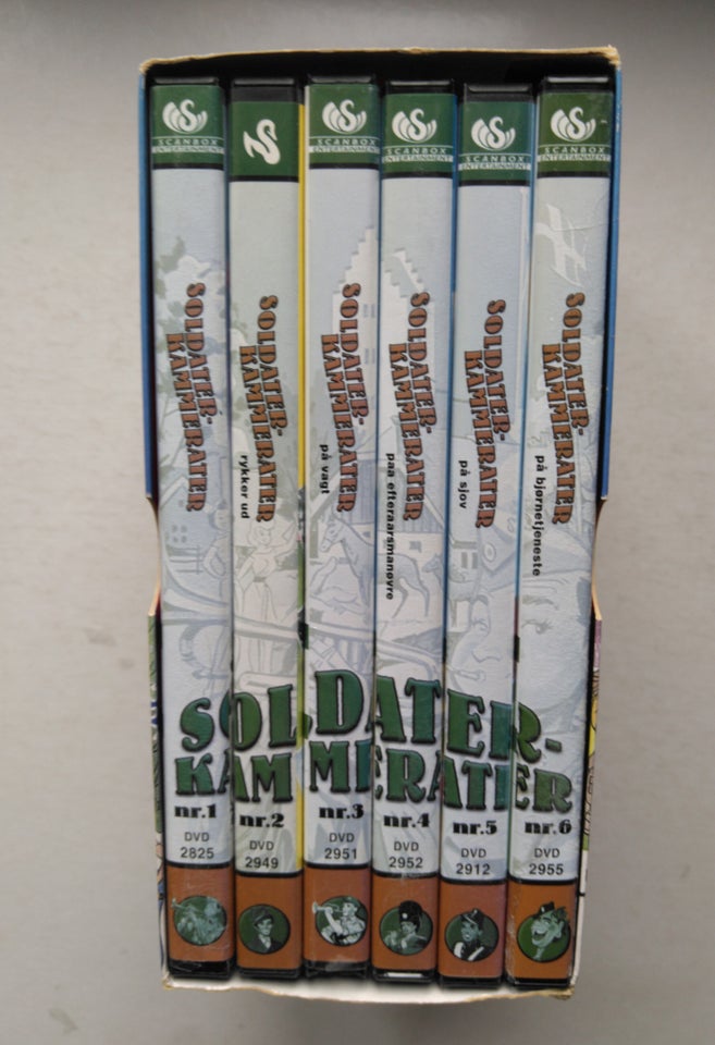 Soldaterkammerater , Den komplette samling, DVD