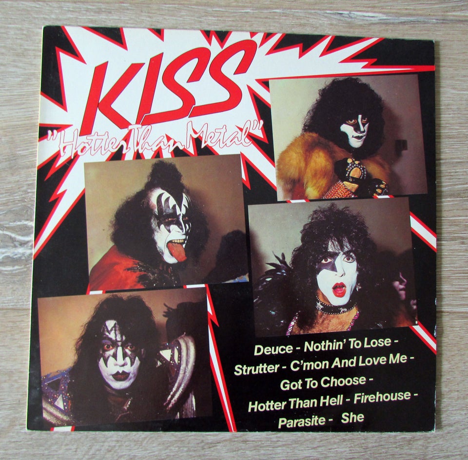 LP, KISS, HOTTER THAN METAL