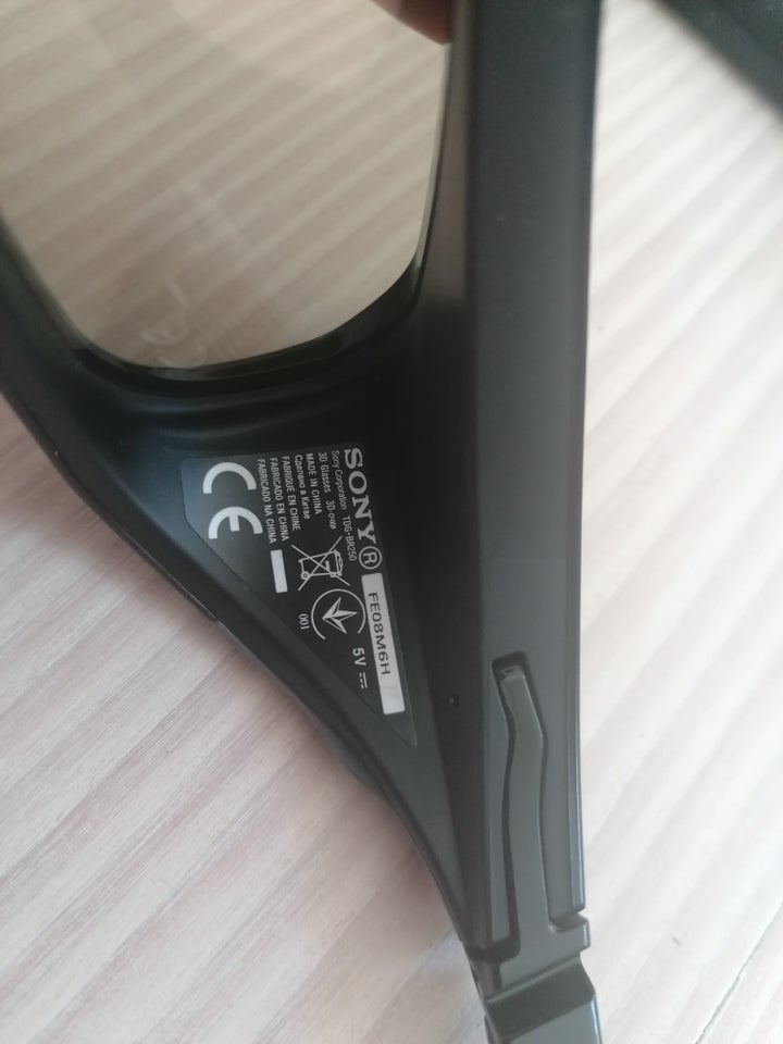 3D active shutter briller, Sony TDG-BR250, Perfekt
