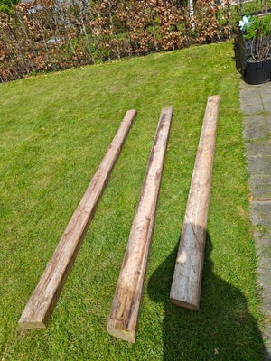 Tømmer, Træ, Bjælkerne måler 295 x 14 x 8
Den anden måler også 295 L. 
Jeg har lidt forskelligt rest