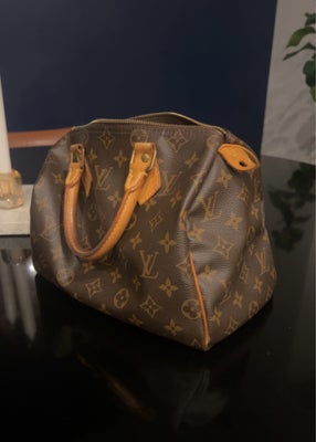 Anden håndtaske, Louis Vuitton, kanvas, Speedy 25 monogram canvas. 
Flot patina ingen brud eller hul