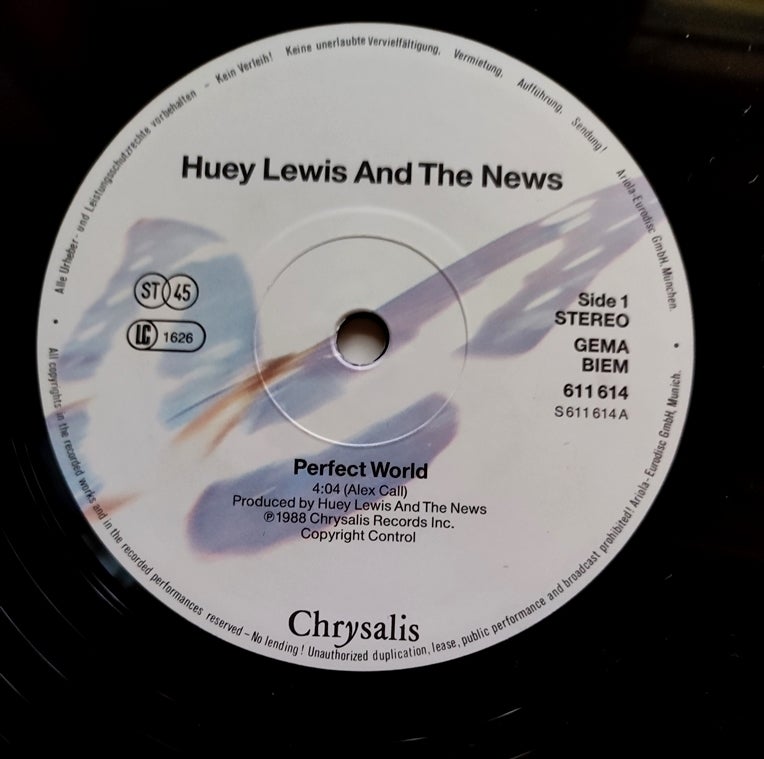 Maxi-single 12", Huey Lewis & The News