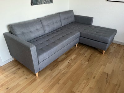 Chaiselong, Daells bolighus, Grå chaiselongsofa sælges grundet køb af ny sofa. 

Købt i Daells bolig