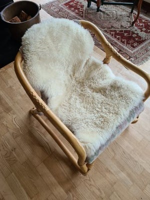 Kurvestol, træ, Easy chair i bambus eller rattan til stuen, udestuen eller sommerhuset. Vintage stol