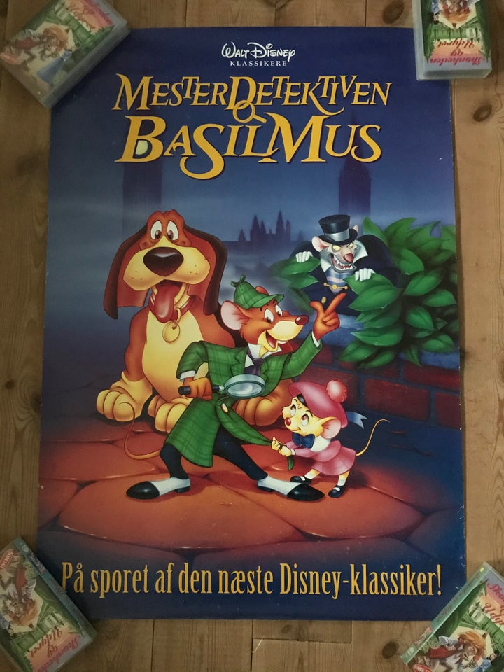 Plakat, Disney, motiv: Mesterderektiven basil mus