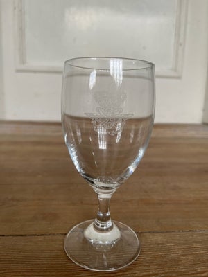 Glas, Vinglas, DSB Holmegaard, 1 dsb Holmegaard vinglas 14,5 cm højt og 6,4 cm i dia
B40