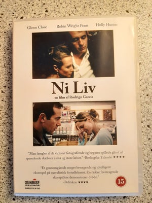 Ni liv , DVD, drama, Drama fra 2005
Med bla Glenn Close 
Original og yderst velholdt dvd 