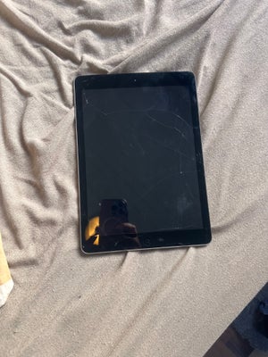 iPad Air, 64 GB, sort, God, Kan bruges men skærmen er i stykker 