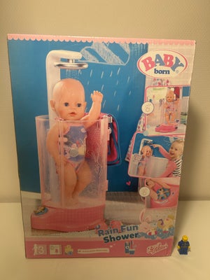 Babyborn, Baby Born Bruser, Ny
Udgået model
Rain Fun Shower
Zapf Creation
Brusebad
Bruser
Bad 
Baby 