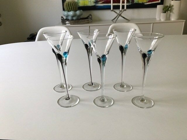 Glas, cocktail glas, krystal