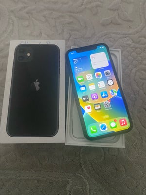 iPhone 11, 64 GB, sort, Perfekt, iphone 11 64 sælges. Telefonen er i perfekt stand Telefon 100% alt 