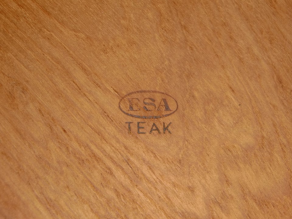 Andet, Teak tallerkener, ESA - Wiggers - Teak