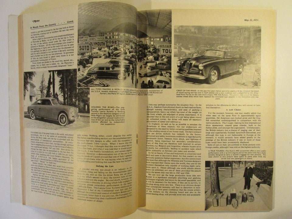 The Motor 23. May 1951, The Motor, emne: bil og motor